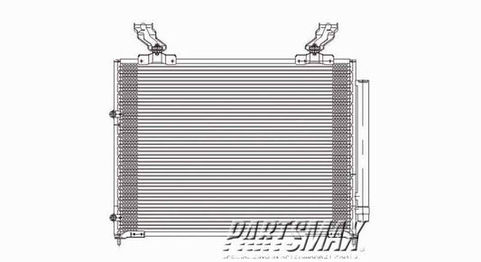 3030 | 2001-2002 ACURA MDX Air conditioning condenser all | AC3030104|80100S3V305