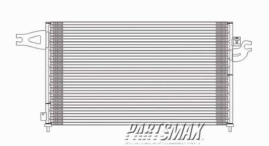 3030 | 2002-2006 ACURA RSX Air conditioning condenser all | AC3030117|80110S6MA01