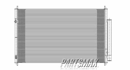3030 | 2007-2013 ACURA MDX Air conditioning condenser all | AC3030122|80110STXA01