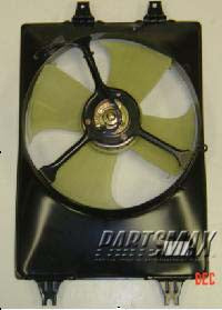 3113 | 2005-2008 HONDA PILOT Condenser fan Motor/Blade/Shroud Assy; see notes | AC3113106|38615RDJA00-PFM