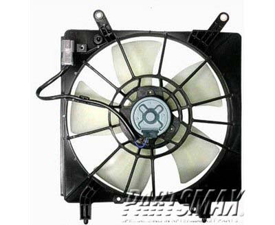 2880 | 2002-2005 ACURA RSX Radiator cooling fan assy includes motor/blade/shroud; w/manual trans | AC3115106|AC3115106