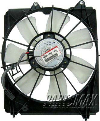 3115 | 2009-2010 ACURA TL Radiator cooling fan assy 3.7L; A/T; Motor/Blade/Shroud Assy; see notes | AC3115115|19030RK2A71-PFM