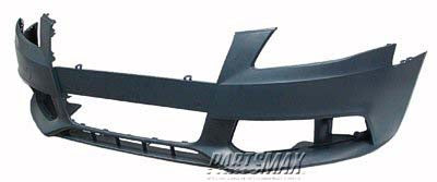 1000 | 2009-2012 AUDI A4 Front bumper cover Sedan/Wagon; w/o S-Line Pkg; w/o Headlamp Washer; prime | AU1000162|8K0807105GRU