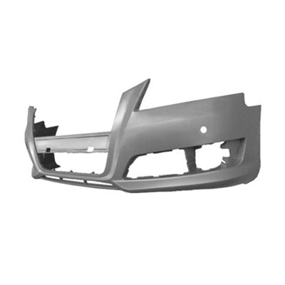 250 | 2009-2013 AUDI A3 Front bumper cover w/o Sport Pkg; w/Parking Aid; w/o Headlamp Washer; prime | AU1000223|8P0807105GGRU
