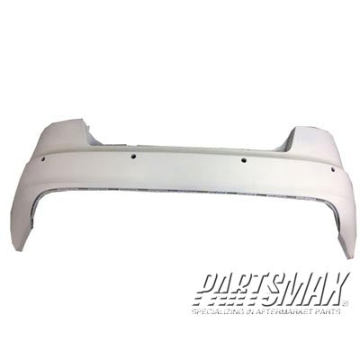 2430 | 2009-2011 AUDI A6 Rear bumper cover Sedan; w/Parking Aid; prime | AU1100194|4F5807303EGRU