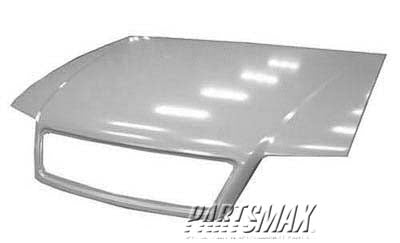 1230 | 1998-2001 AUDI A6 Hood panel assy w/6 cyl engine | AU1230109|4B1823029