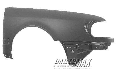 1241 | 1995-1997 AUDI A6 RT Front fender assy w/side repeater lamp hole | AU1241111|4A0821106D