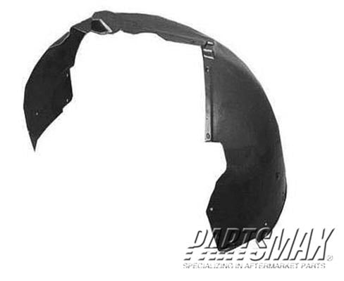 150 | 2003-2006 AUDI A4 LT Front fender splash shield plastic liner | AU1250103|8H0821171