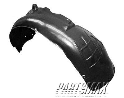 160 | 2005-2006 AUDI A4 RT Front fender splash shield A4/S4 | AU1251100|8E0821172E