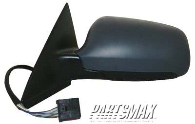 1320 | 1998-2004 AUDI A6 LT Mirror outside rear view Heated; w/o Memory; w/o Auto Dimmer; Black; see notes | AU1320110|4B1858531BB3FZ-PFM