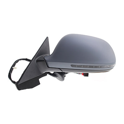 1700 | 2009-2010 AUDI A3 LT Mirror outside rear view w/Folding Mirror; w/o Auto Dimming; PTM; see notes | AU1320125|8P1858531EC01C-PFM
