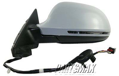 1710 | 2009-2010 AUDI A3 RT Mirror outside rear view w/o Folding Mirror; w/o Auto Dimming; PTM; see notes | AU1321109|8P1858532EB01C-PFM