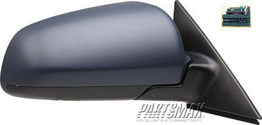 1710 | 2006-2008 AUDI A3 RT Mirror outside rear view Power; Heated; w/Cover; PTM; see notes | AU1321122|8P1858532K01C-PFM