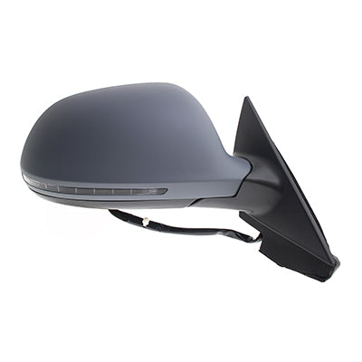 1710 | 2009-2010 AUDI A3 RT Mirror outside rear view w/Folding Mirror; w/o Auto Dimming; PTM; see notes | AU1321125|8P1858532EC01C-PFM