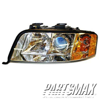 2502 | 2003-2004 AUDI A6 LT Headlamp assy composite AWD; w/V6 engine; halogen; except Allroad | AU2502115|4B0941003BL