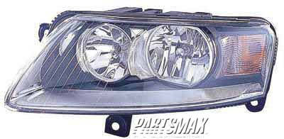 1150 | 2005-2010 AUDI A6 LT Headlamp assy composite 4dr sedan/wagon; w/halogen | AU2502131|4F0941003DN