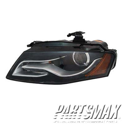 2502 | 2009-2010 AUDI A4 LT Headlamp assy composite Sedan/Wagon; Xenon; w/o Curve Lighting | AU2502150|8K0941029AL