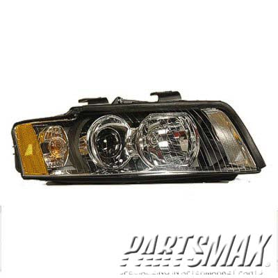 2503 | 2002-2005 AUDI A4 RT Headlamp assy composite 4dr sedan/4dr wagon; halogen | AU2503113|8E0941030F
