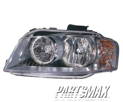 2503 | 2006-2008 AUDI A3 RT Headlamp assy composite w/halogen | AU2503134|8P0941004H