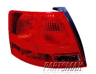 2804 | 2005-2008 AUDI A4 LT Taillamp assy outer Wagon; On Body | AU2804100|8E9945095F