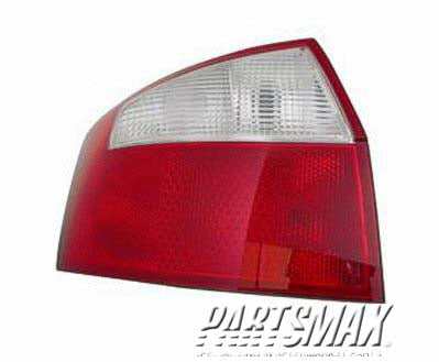 2818 | 2002-2005 AUDI A4 LT Taillamp lens/housing 4dr sedan; late design | AU2818113|8E5945217A