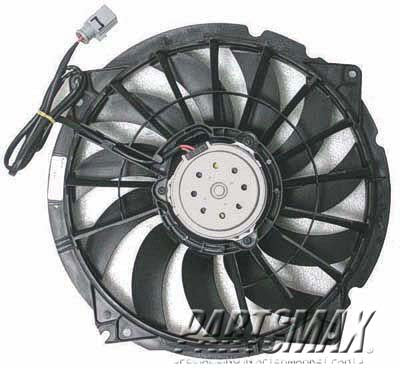 3117 | 2002-2005 AUDI S4 Radiator fan/motor assembly 4.2L; LH | AU3117102|8E0959455P