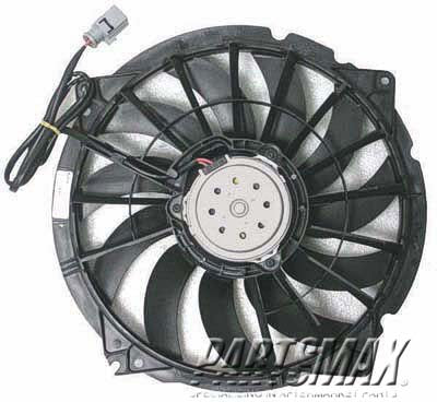 3117 | 2007-2008 AUDI RS4 Radiator fan/motor assembly 4.2L; LH | AU3117102|8E0959455P