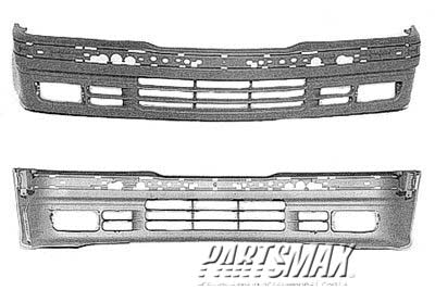 1000 | 1994-1999 BMW 318i Front bumper cover except 2dr hatchback w/Sport package; prime | BM1000111|51118165143