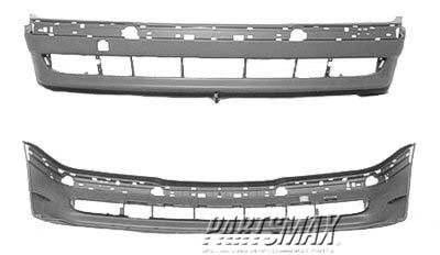 1000 | 1995-2001 BMW 740i Front bumper cover prime | BM1000120|51118125303