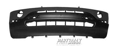 250 | 2000-2003 BMW X5 Front bumper cover w/3.0L or 4.4L engine; w/park distance control; w/o headlamp washer; prime | BM1000135|51117027022