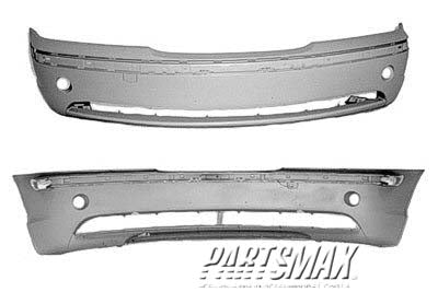 1000 | 2002-2005 BMW 325i Front bumper cover 4dr wagon; w/o Sport package; prime | BM1000146|51117044116