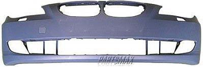 1000 | 2008-2010 BMW 535i Front bumper cover w/o park distance control; w/o M package; prime | BM1000192|51117184716