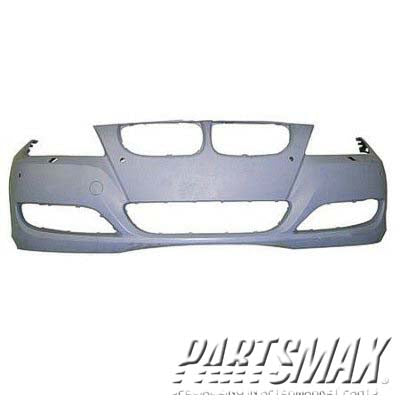 1000 | 2009-2011 BMW 328i Front bumper cover E90/E91; Sedan/Wagon; w/Park Distance Control; w/Headlamp Washer; prime | BM1000209|51117226712