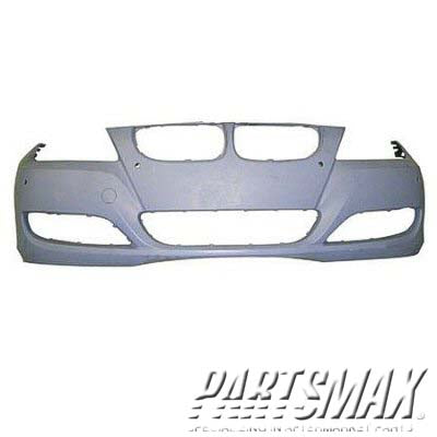 1000 | 2009-2010 BMW 335i Front bumper cover E90/E91; Sedan/Wagon; w/Park Distance Control; w/o Headlamp Washer; prime | BM1000210|51117226710