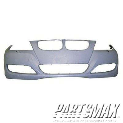 1000 | 2009-2011 BMW 328i Front bumper cover E90/E91; Sedan/Wagon; w/o Park Distance Control; w/Headlamp Washer; prime | BM1000211|51117226711