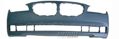 1000 | 2009-2012 BMW 750i Front bumper cover F01|F02|F04; w/o M Pkg; w/o PDC; w/o Side View Cameras; prime | BM1000232|51117251630