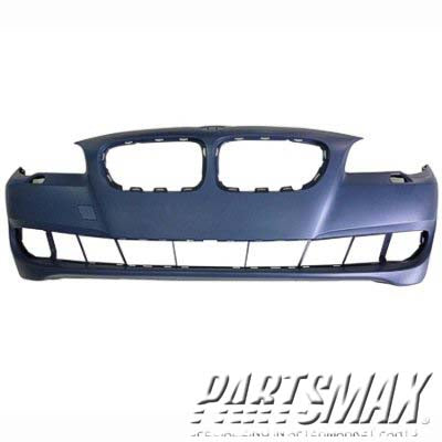1000 | 2011-2013 BMW 550i Front bumper cover F10; Sedan; w/o M Pkg; w/o Park Distance Control; From 5-10; prime | BM1000243|51117285963