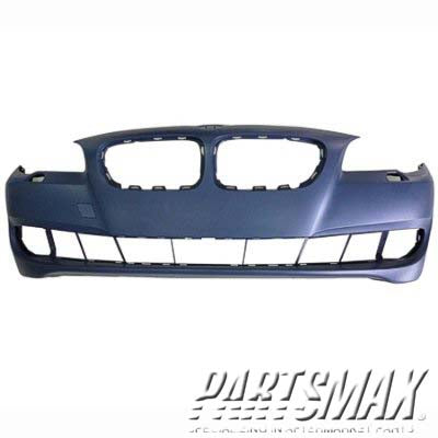 1000 | 2011-2013 BMW 535i Front bumper cover F10; Sedan; w/o M Pkg; w/o Park Distance Control; From 5-10; prime | BM1000243|51117285963