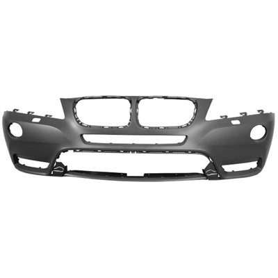 1000 | 2011-2014 BMW X3 Front bumper cover F25; w/o M Pkg; w/Headlamp Washer; prime | BM1000253|51117261188