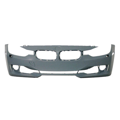 1000 | 2012-2015 BMW 335i Front bumper cover F30; w/H/Lamp Washer; w/o Park Distance Control; prime | BM1000260|51117293019