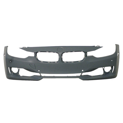 1000 | 2012-2015 BMW 335i Front bumper cover F30; w/o H/Lamp Washer; w/PDC; w/Park Assist; w/Camera; prime | BM1000262|51117293015