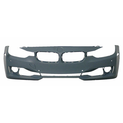 1000 | 2012-2015 BMW 335i Front bumper cover F30; w/o H/Lamp Washer; w/PDC; w/o Park Assist; w/Camera; prime | BM1000264|51117293014