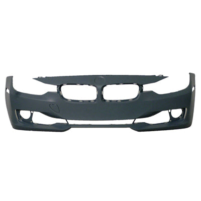 1000 | 2012-2015 BMW 328i Front bumper cover F30; w/o H/Lamp Washer; w/o PDC; w/o Park Assist; w/o Camera; prime | BM1000266|51117293011