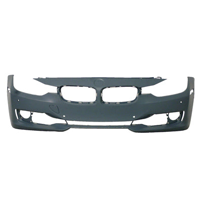 1000 | 2012-2015 BMW 328i Front bumper cover MODERN|LUXURY|SPORT; w/o H/L Wshr; w/PDC; w/Park Assist; w/Camera; prime | BM1000272|51117293089