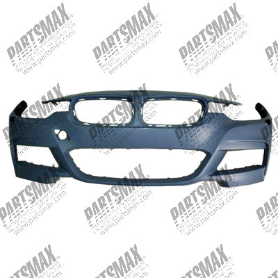 1000 | 2013-2018 BMW 320i Front bumper cover F30; M SPORT; w/H/Lamp Washer; w/o Park Distance Control; prime | BM1000290|51118067957