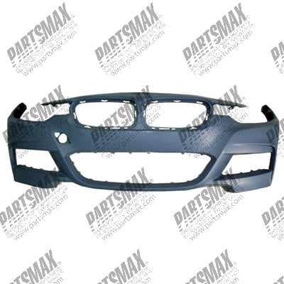 1000 | 2016-2018 BMW 340i Front bumper cover F30; M SPORT; w/o H/Lamp Washer; w/o Park Distance Control; prime | BM1000295|51118067951