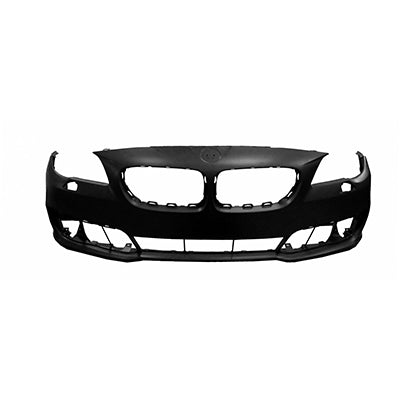 1000 | 2014-2016 BMW 528i Front bumper cover F10; w/o M Pkg; w/o Park Distance Control; prime | BM1000308|51117332679