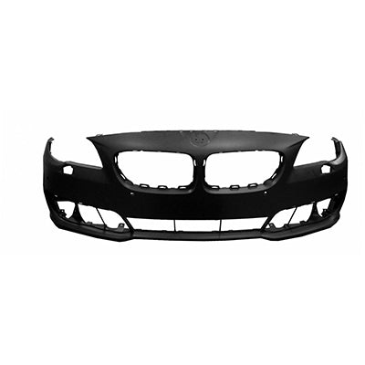 1000 | 2014-2016 BMW 535d Front bumper cover F10; w/o M Pkg; w/Park Distance Control; w/Side View Camera; prime | BM1000310|51117332681