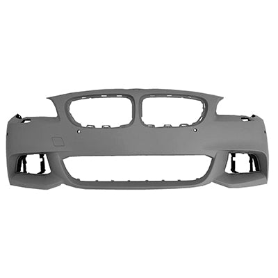 1000 | 2014-2016 BMW 535i Front bumper cover F10; w/M Pkg; w/Park Distance Control; w/o Side View Camera; prime | BM1000312|51118058996