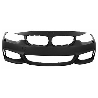 1000 | 2014-2016 BMW 435i Front bumper cover F32|F33; M SPORT; w/H/L Washer; w/PDC; w/o Park Assist; w/o Camera; prime | BM1000342|51118060885